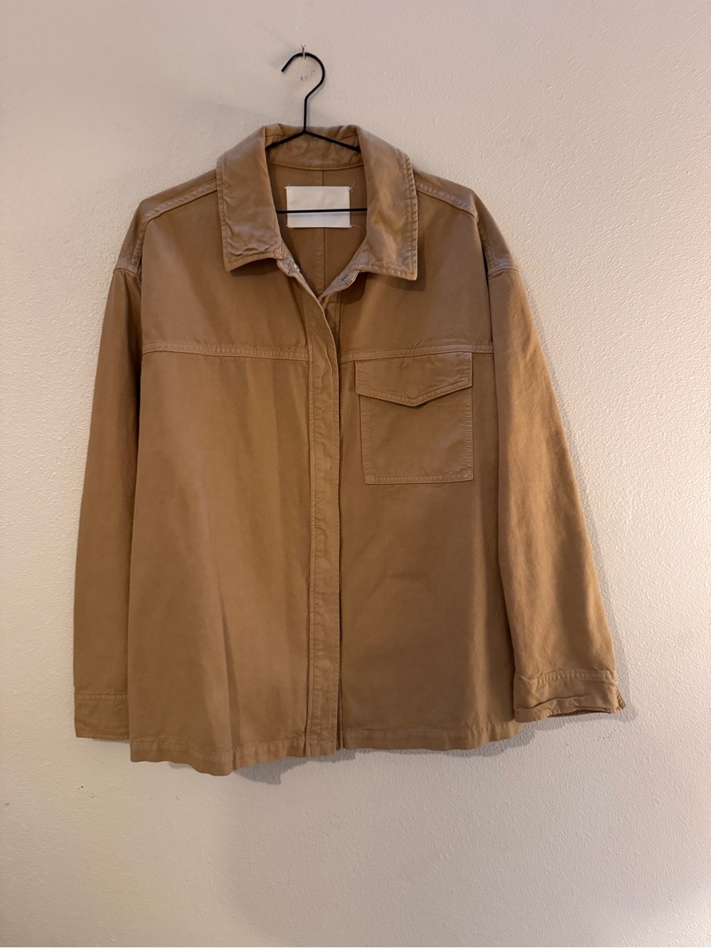 COS Tan Utility Jacket with Chest Pocket